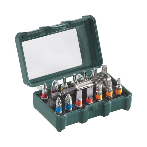 Metabo 15 részes bitkészlet színkóddal