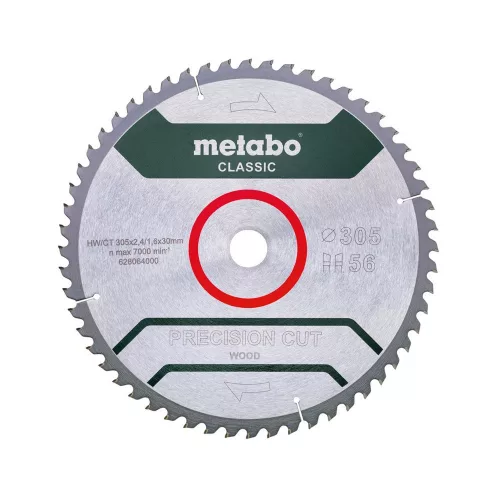 Metabo körfűrészlap fához 305x2,4x30mm, 56 fog