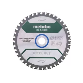   Metabo körfűrészlap acélhoz, szendvicspanelhez 165x1,6x20mm, 40 fog