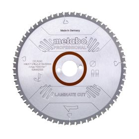   Metabo körfűrészlap laminált padlóhoz 254x2,6x30mm, 66 fog