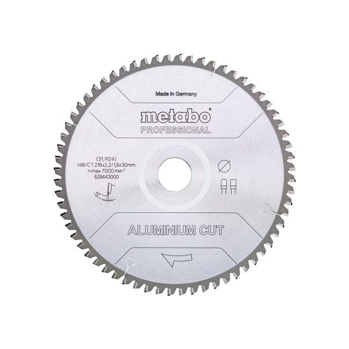 Metabo körfűrészlap alumíniumhoz 305x2,6x30mm, 84 fog
