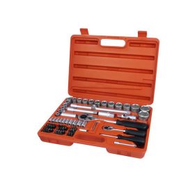   Extol Premium racsnis dugókulcs készlet 75 részes 1/4"+1/2" 45 fog