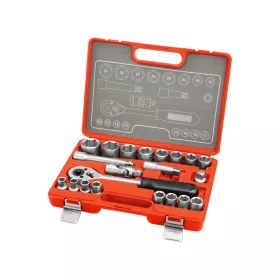   Extol Premium racsnis dugókulcs készlet 21 részes 1/2" 45 fog