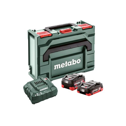 Metabo LiHD akkumulátor csomag 18V 1x4,0Ah+1x5,5Ah töltővel Metabox kofferben