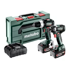   Metabo akkus gépszett 18V BSLTBL+SSD200LTBL 2x5,2Ah Metabox kofferben