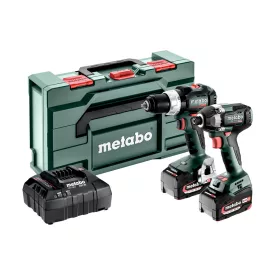   Metabo gépszett Combo Set 2.8.8 SB 18 LT BL + SSD 18 LT 200 BL 18V 2x5,2Ah Metabox kofferben