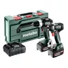 Metabo akkus gépszett 18V BS18LTBL+SSW18LT300BL 2x5,2Ah Metabox kofferben