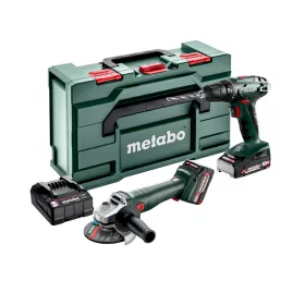   Metabo akkus gépszett 18V BS18+W18 4,0Ah 2,0Ah Metabox kofferben