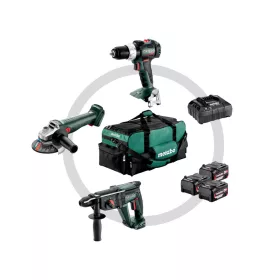   Metabo Combo Set 3.1 akkus gépszett, SB 18 LT BL + W18 L 9-125 Quick + KH 18 LTX 24