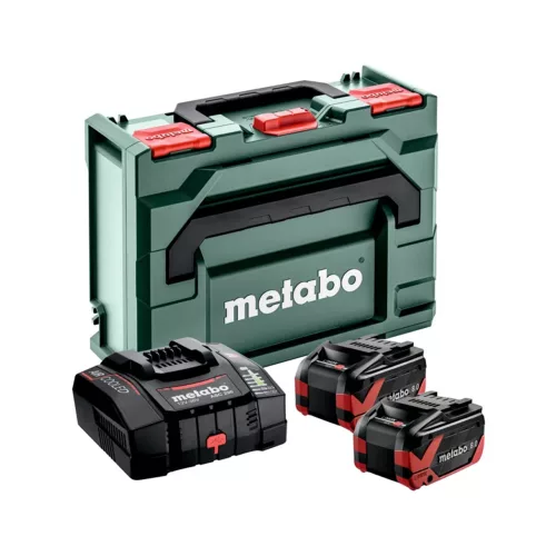 Metabo LIHDX akkumulátor szett 2x8,0Ah + ASC 290 + METABOX 145