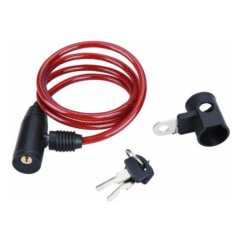 Extol Craft kerékpárzár spirál 6mm×100cm, 2 kulcsos