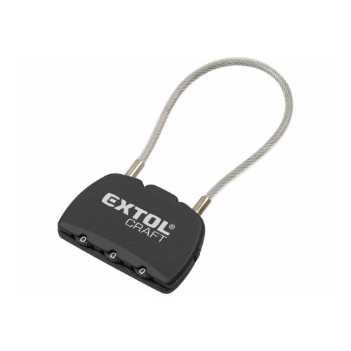 Extol Craft bőröndlakat, számzáras, 1000 db kód beállítható