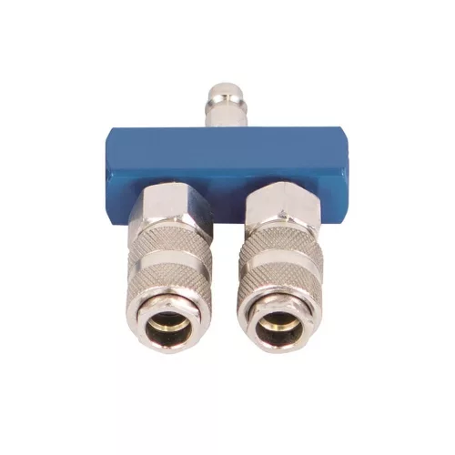 Scheppach kompresszor gyorscsatlakozó kettes elosztó