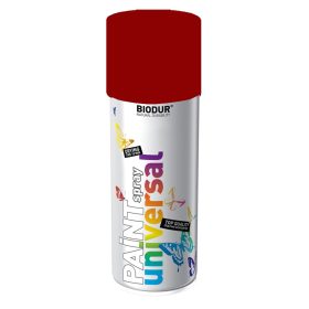   BIODUR univerzális zománcfesték spray 400ml, RAL 3002 kárminvörös
