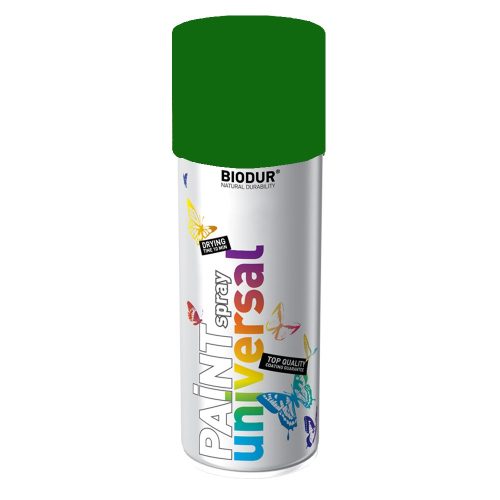 BIODUR univerzális zománcfesték spray 400ml, RAL 6010 fűzöld