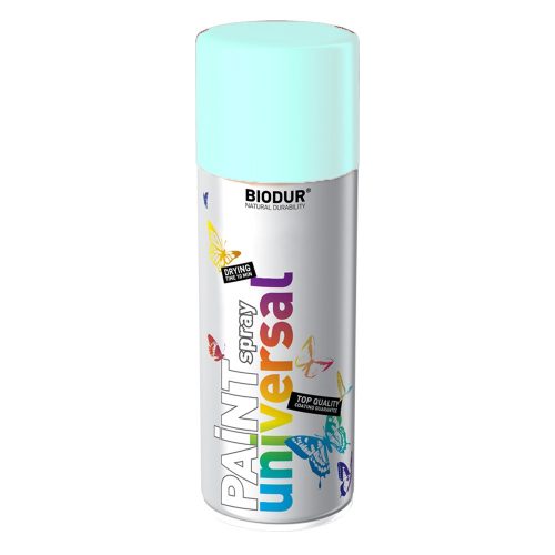 BIODUR univerzális zománcfesték spray 400ml, RAL 9006 fehéralumínium