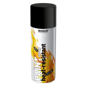   BIODUR univerzális hőálló festék spray 400ml, fekete matt