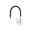 Extol mosogató csaptelep  hajlékony szilikon kifolyó csővel, 35mm, fekete