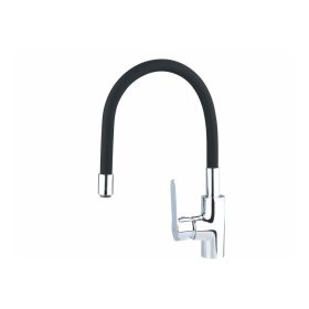   Extol mosogató csaptelep  hajlékony szilikon kifolyó csővel, 35mm, fekete