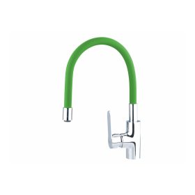   Extol Baletto mosogató csaptelep  hajlékony szilikon kifolyó csővel, 35mm, zöld