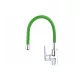 Extol Baletto mosogató csaptelep  hajlékony szilikon kifolyó csővel, 35mm, zöld