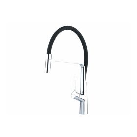   Extol Baletto mosogató csaptelep, fix helyzetű tartó, hajlékony szilikon kifolyó csővel, 25mm, fe