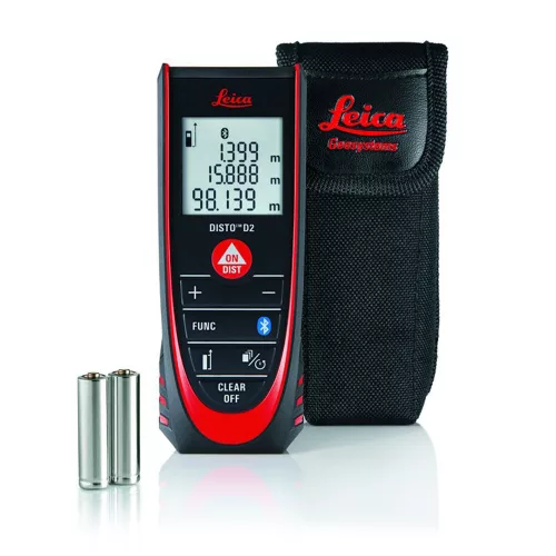 Leica Disto D2 lézeres Bluetooth Smart távolságmérő (100m)
