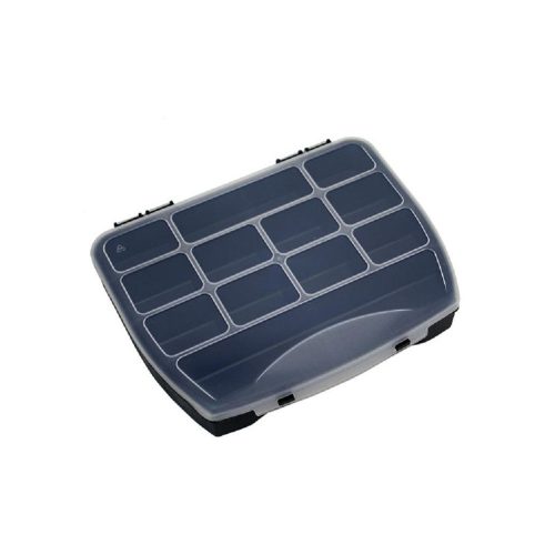 Műanyag rendező-csavartartó-szögtartó 12 részes