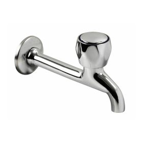   Extol Baletto mosdó csaptelep hidegvízhez, kerámia szelep, króm, 25cm hosszú csőr