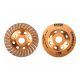 Extol Industrial gyémántcsiszoló korong 115mm×22,2mm, Turbo/lamellás jellegű