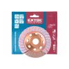 Extol Industrial gyémántcsiszoló korong 115mm×22,2mm, Turbo/lamellás jellegű