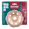 Extol Industrial gyémántcsiszoló korong; 115mm×22,2mm, egysoros