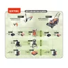 Extol Industrial akkumulátor töltő a 8795737 (15Ah) tartalék akkuhoz, 60V/4-8A