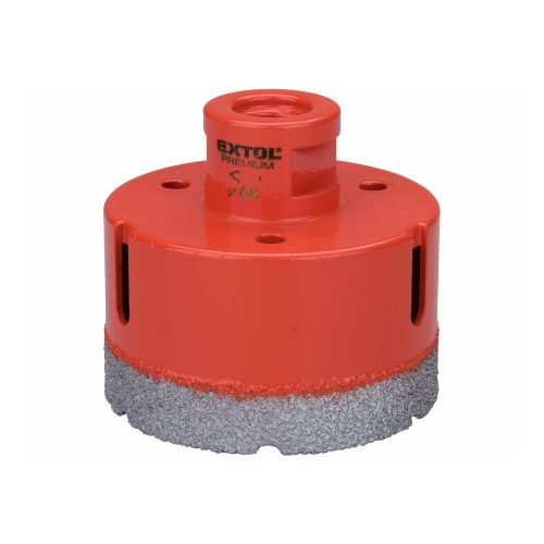 Extol Premium körkivágó csempére, gyémánt vágóél 68mm × M14, sarokcsiszolóba fogható