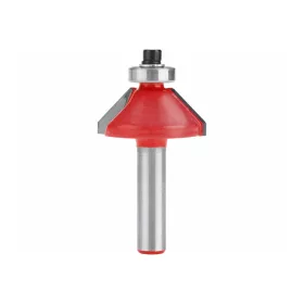   Extol Premium felsőmaró fára, 45° kúpos (szögmaró), csapágyas, D30×H13, befogás: 8mm, keményfém l