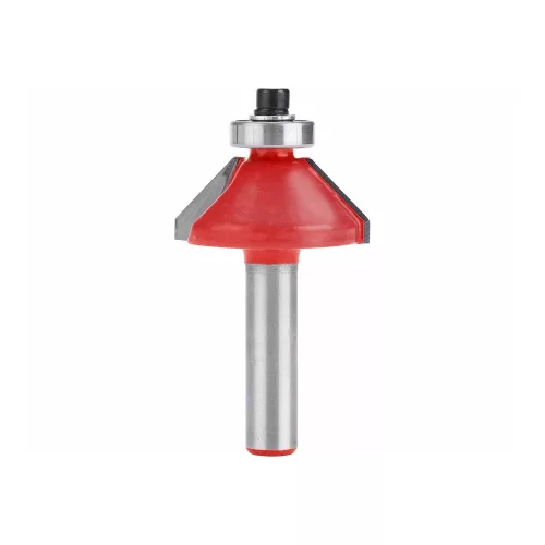 Extol Premium felsőmaró fára, 45° kúpos (szögmaró), csapágyas, D30×H13, befogás: 8mm, keményfém l