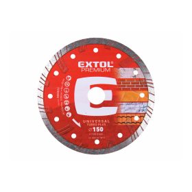   Extol Premium gyémántvágó TURBO Plus; 150mm, száraz és vizes vágáshoz, vágási mélység: 3,0 cm
