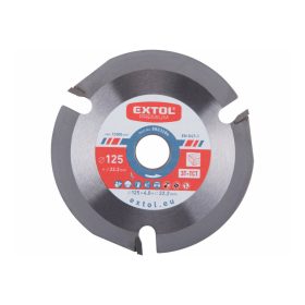 Extol Premium körfűrészlap fához 125x22,2x4mm 3 fog