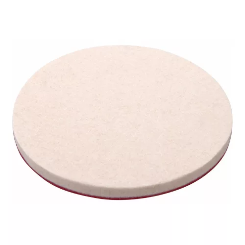 Extol Premium polírkorong, fehér, báránybőr (gyapjú); 125 mm, 7 mm vastag, tépőzáras