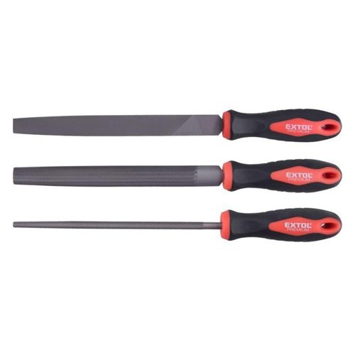 Extol Premium fémreszelő 200mm, T12 acél, 3db/cs