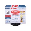 Extol Premium faforgácsoló korong; max 13000 ford/perc, sarokcsiszolóhoz, fém, 125×22,2mm, fa csi