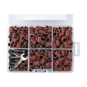   Extol Premium mini csiszoló készlet 3,2 mm befogás, 350 db, 3 féle hengeres fejforma