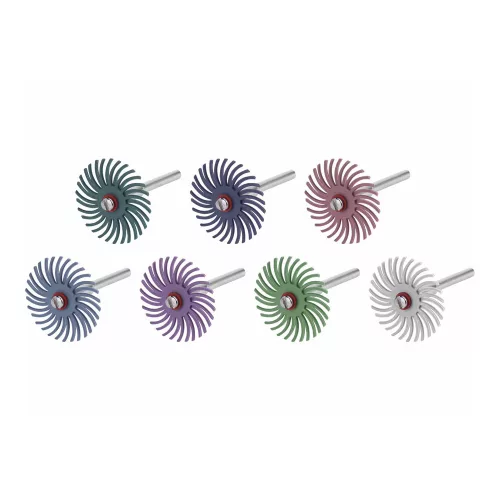 Extol Premium mini csiszoló készlet radiális sörték, 3,0 mm befogás, 52 db, nylon