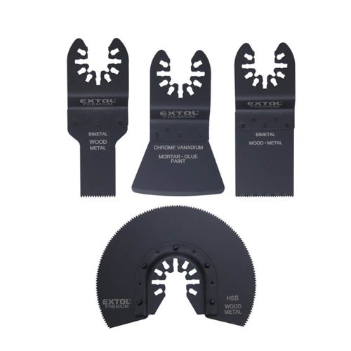 Extol Premium tartalék fej készlet multigéphez 4db (417200/417220)