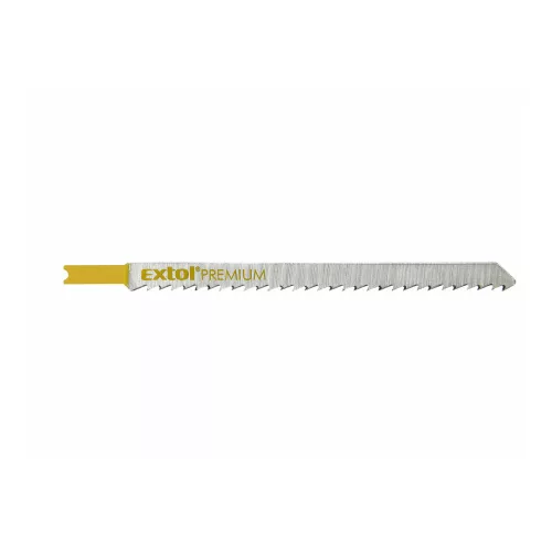 Extol Premium dekopírlap, 5db, univerzális befogás, HCS; 126×9×1,5mm, 4mm fogtáv, kösz. fogak, eg