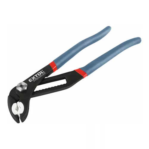 Extol Premium vízpumpafogó műanyag betéttel, szivacsos nyél, 260mm, CV., fekete, csaptelephez