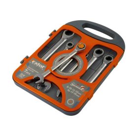   Extol Premium racsnis csillag-villáskulcs készlet 7 részes 8-19mm