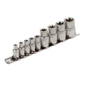   Extol Premium dugókulcs készlet E-torx 1/4" 9 részes E5-E18