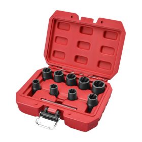   Extol Premium csavarkiszedő készlet 3/8" 10 részes 10-19mm