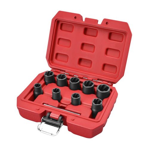 Extol Premium csavarkiszedő készlet 3/8" 10 részes 10-19mm